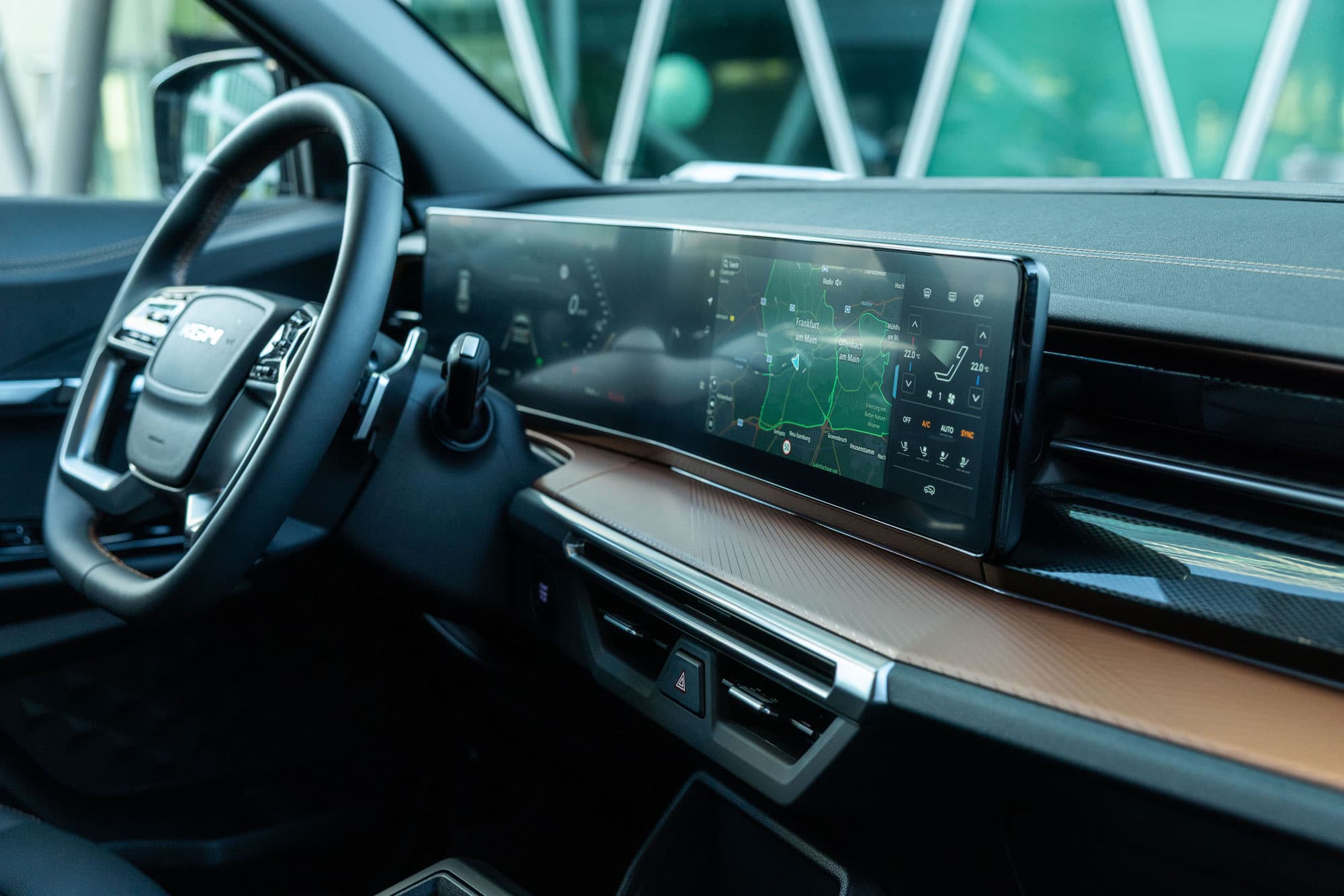 KGM Musso EV dashboard