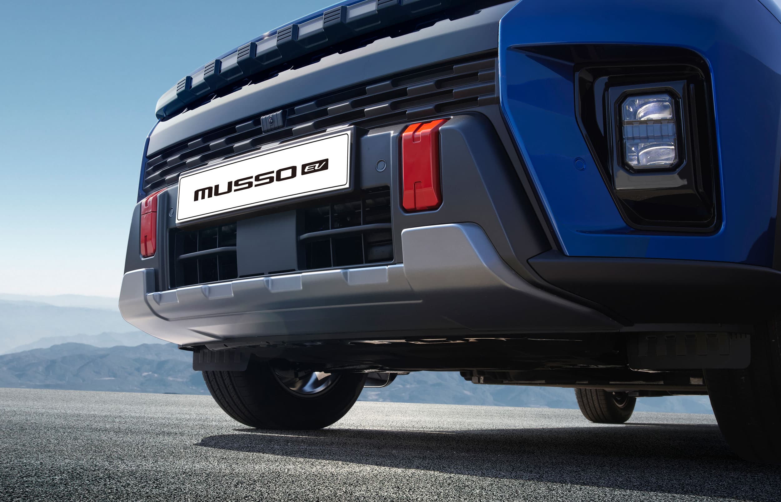KGM Musso EV front skid plate