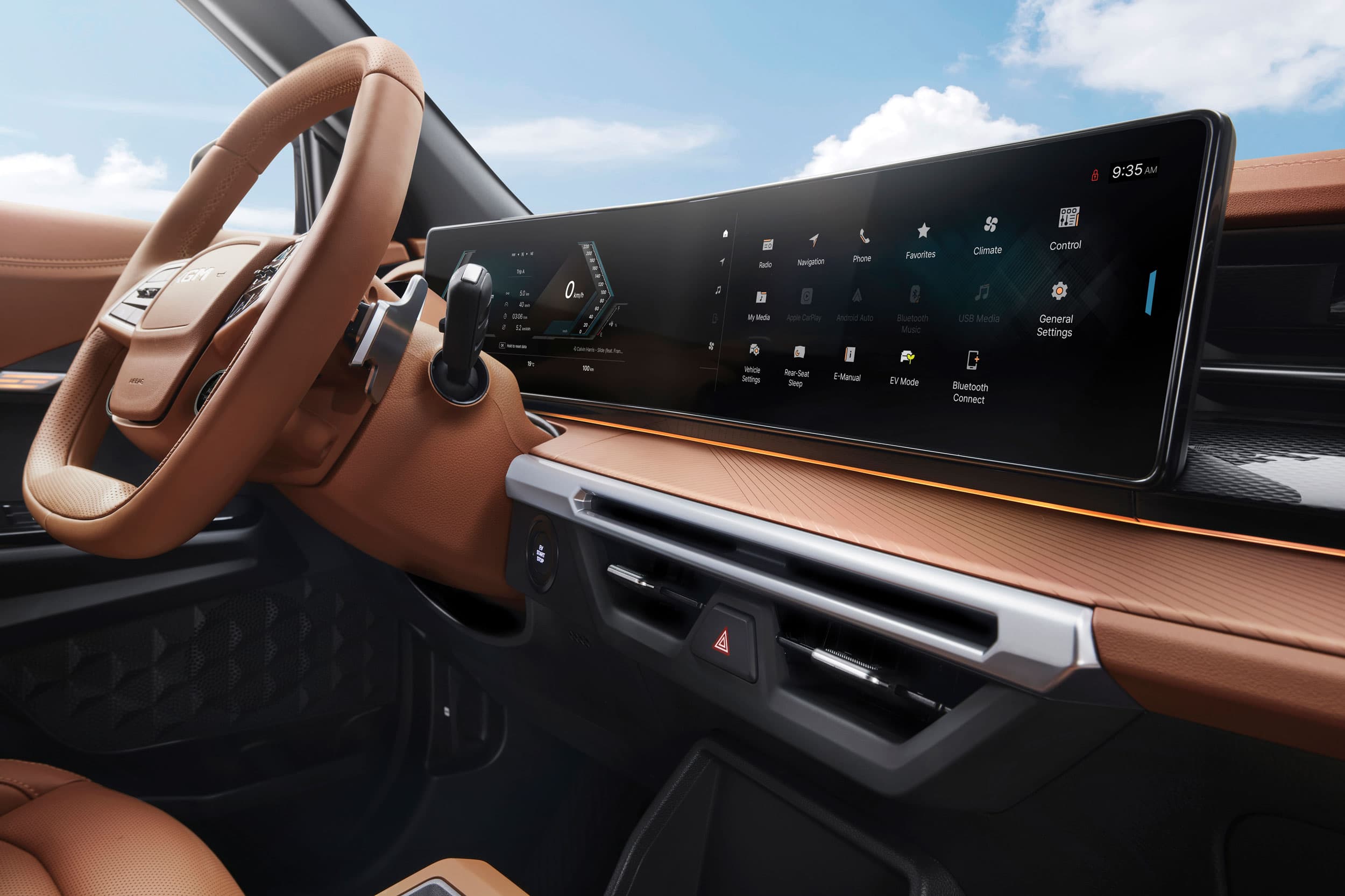 KGM Musso EV infotainment